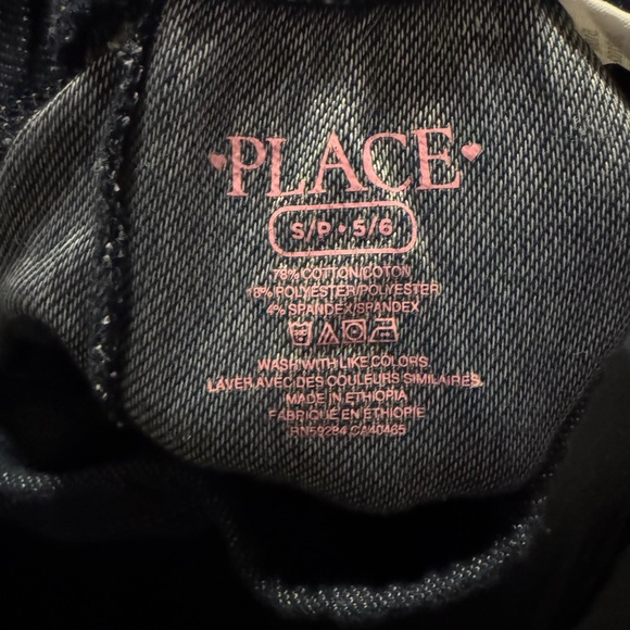 Girls Children’s Place Navy Blue Jegging Leggings size Small 5/6 - Picture 4 of 4